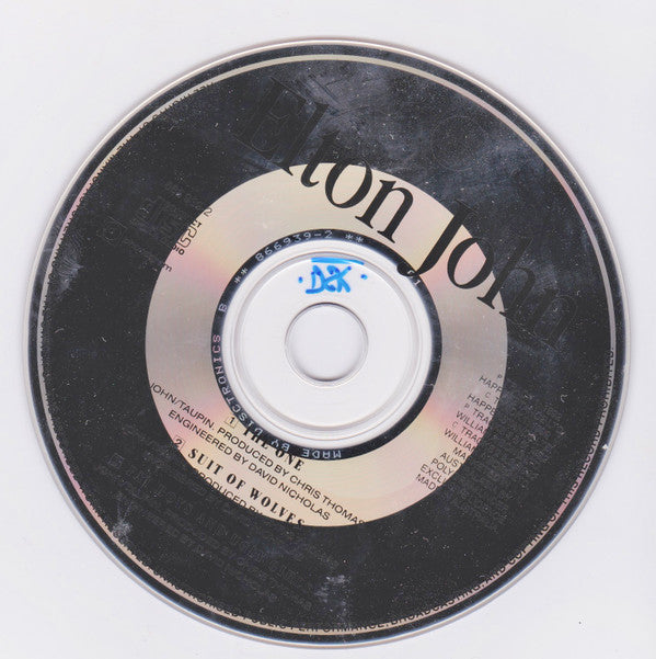 Elton John : The One (CD, Single, Car)