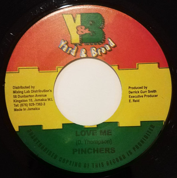 Pinchers / Terry Ganzee* : Love Me / Try My Best (7")