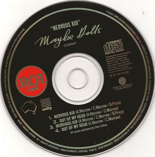 Maybe Dolls : Nervous Kid (CD, Single)