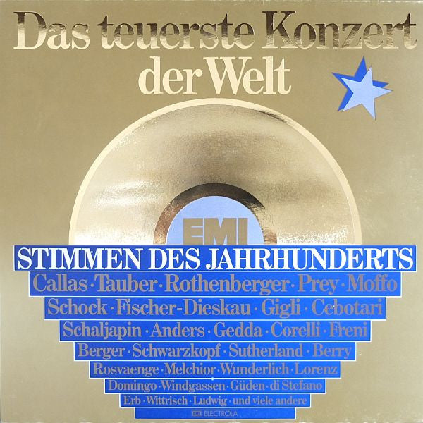 Various : Das Teuerste Konzert Der Welt (Stimmen Des Jahrhunderts) (3xLP, Comp, Club, S/Edition)