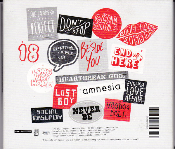 5 Seconds Of Summer : 5 Seconds Of Summer  (CD, Album, Dlx)
