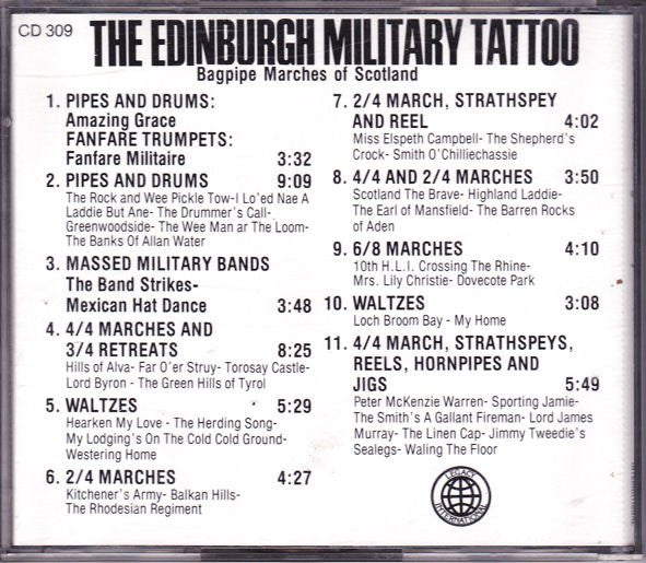 Various : The Edinburgh Military Tattoo (CD, Com)