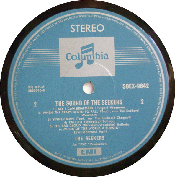 The Seekers : The Sound Of The Seekers (LP, Comp)