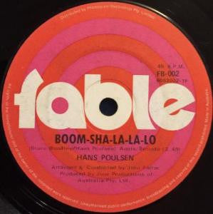 Hans Poulsen : Boom-Sha-La-La-Lo (7", Single)