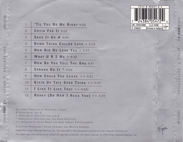 After 7 : Reflections (CD, Album)