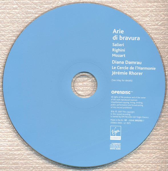 Diana Damrau, Mozart*, Salieri*, Righini*, Le Cercle De L'Harmonie, Jérémie Rhorer : Arie Di Bravura (CD, Album, Enh)