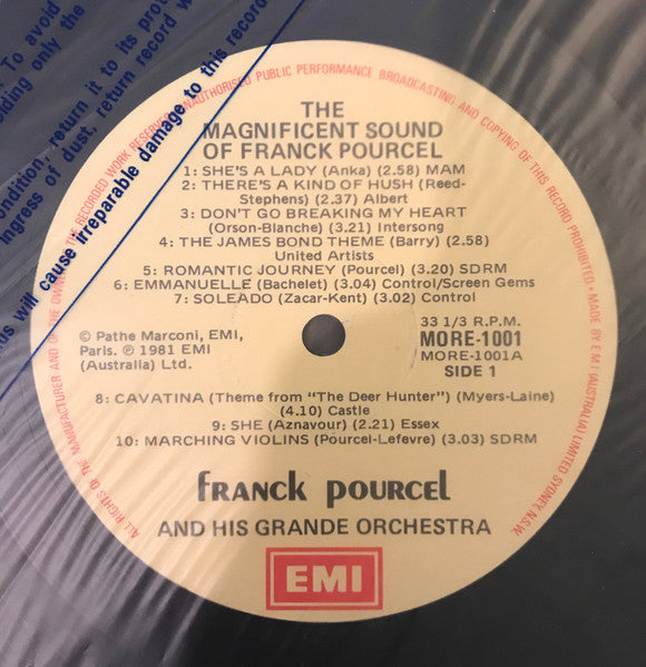 Franck Pourcel : The Magnificent Sound Of Franck Pourcel (LP, Album)