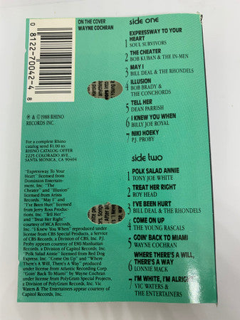 Various : Soul Shots Volume 6: "I'm White, I'm Alright" - Blue-Eyed Soul (Cass, Comp)