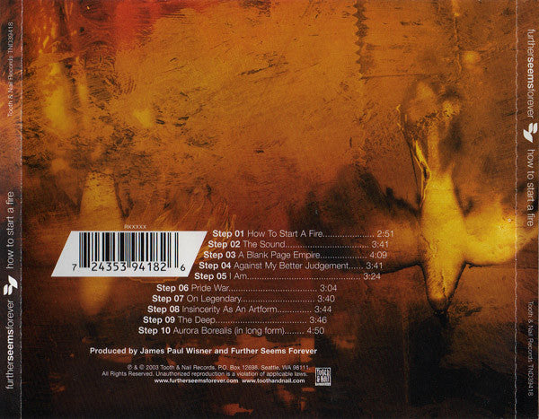 Further Seems Forever : How To Start A Fire (CD, Album)