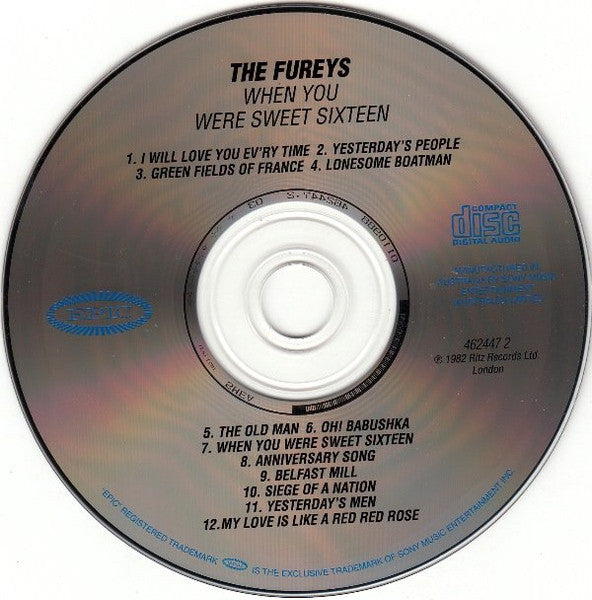 The Fureys : When You Were Sweet Sixteen (CD, Album, RE)