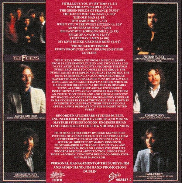 The Fureys : When You Were Sweet Sixteen (CD, Album, RE)