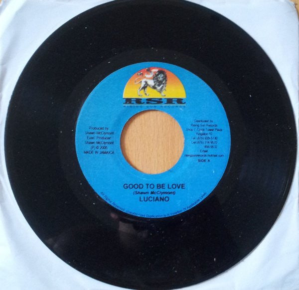 Luciano (2) : Good To Be Love (7")