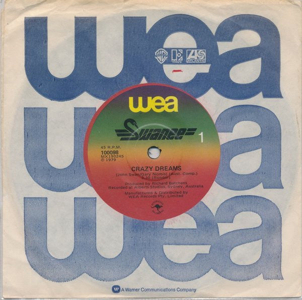 Swanee : Crazy Dreams (7", Single)