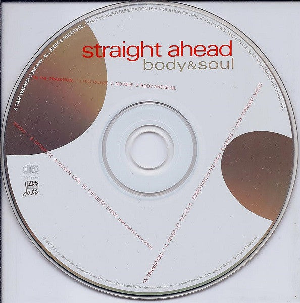 Straight Ahead (2) : Body & Soul (CD, Album)