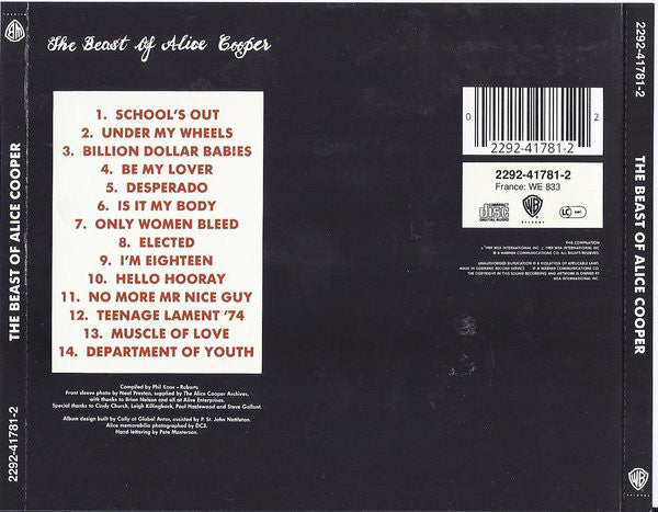 Alice Cooper : The Beast Of Alice Cooper (CD, Comp, RE)