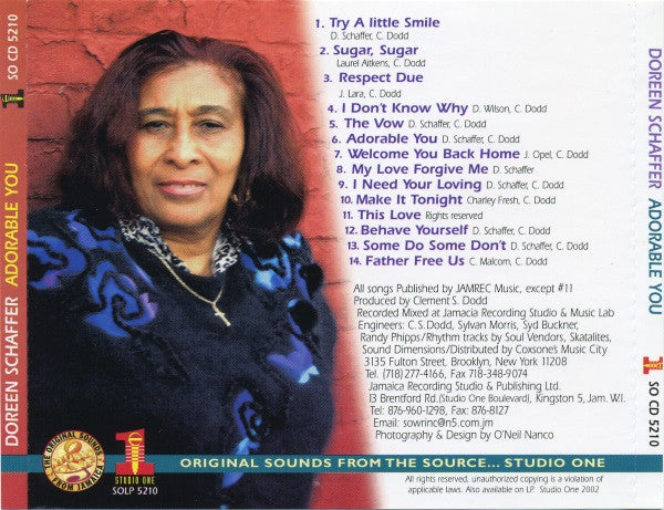 Doreen Schaffer* : Adorable You (CD)