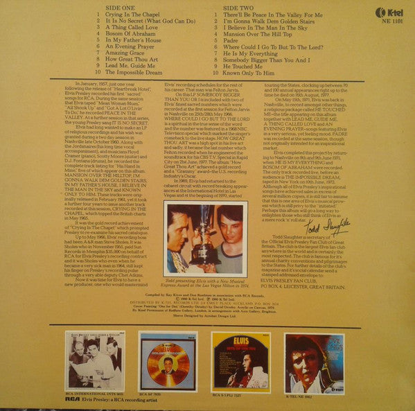 Elvis Presley : Inspirations (LP, Comp)