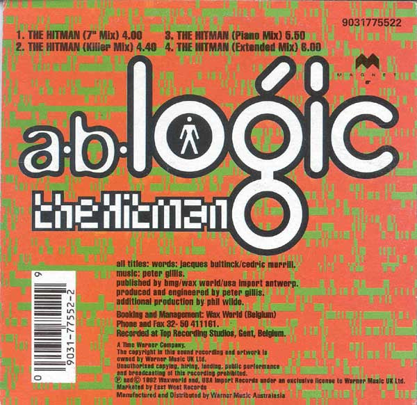 AB Logic : The Hitman (CD, Single, Car)