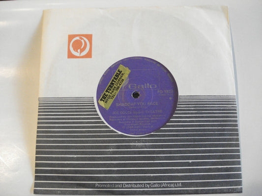 Joe Dolce Music Theatre : Shaddap You Face (7")