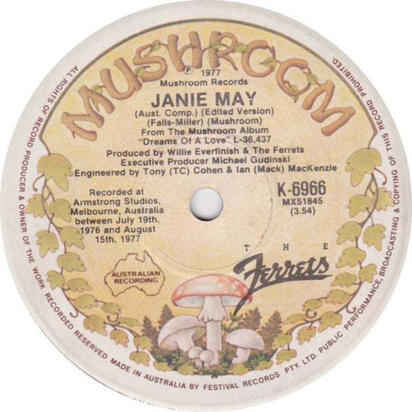 The Ferrets : Janie May (7", Single)
