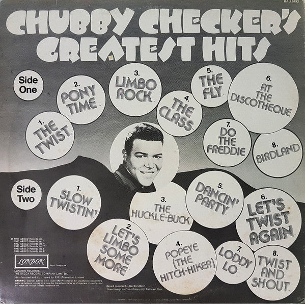 Chubby Checker : Chubby Checker's Greatest Hits (LP, Comp)