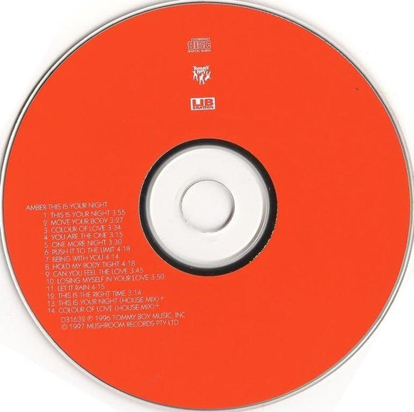 Amber : This Is Your Night (CD, Album)