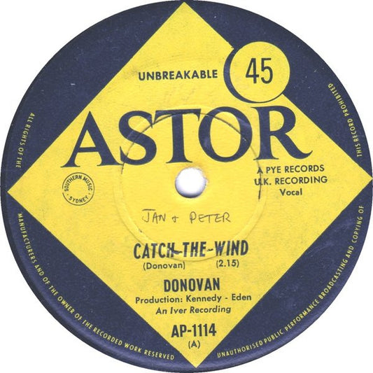 Donovan : Catch The Wind (7", Single)