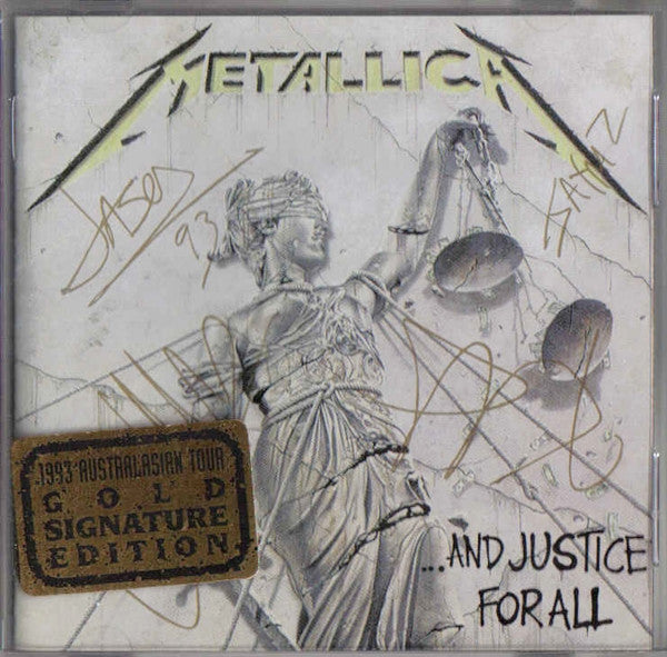 Metallica : ...And Justice For All (CD, Album, RE, Gol)