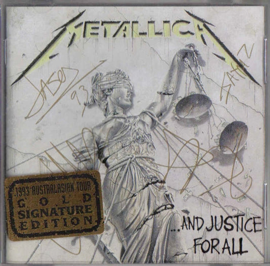 Metallica : ...And Justice For All (CD, Album, RE, Gol)