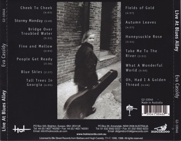 Eva Cassidy : Live At Blues Alley (CD, Album)