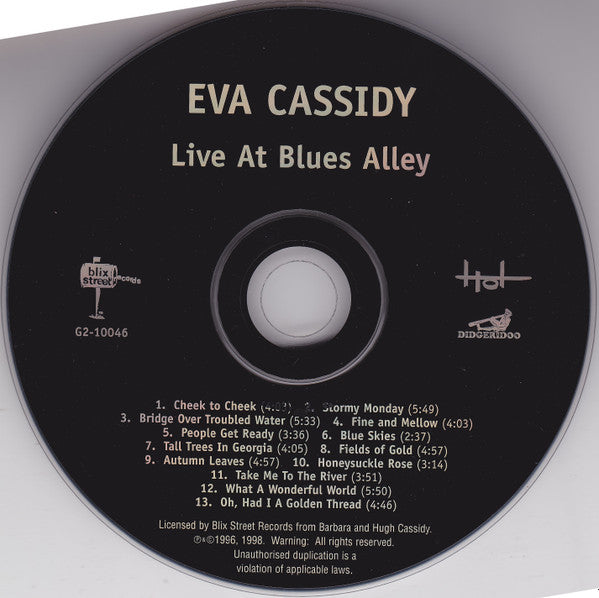 Eva Cassidy : Live At Blues Alley (CD, Album)