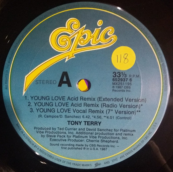 Tony Terry : Young Love (12")