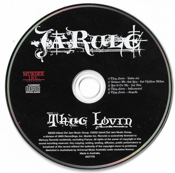 Ja Rule : Thug Lovin' (CD, Single)