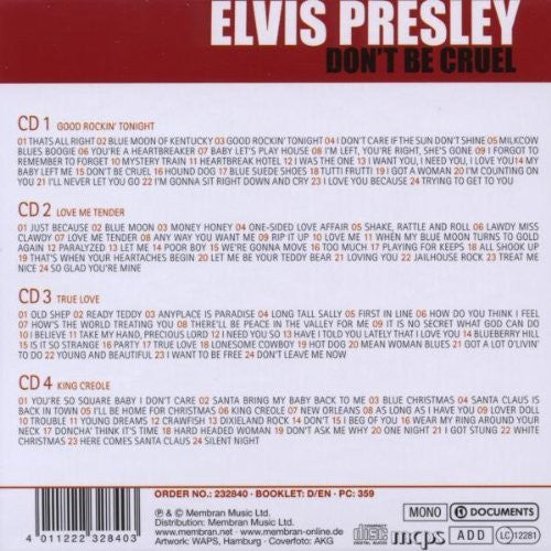 Elvis Presley : Don’t Be Cruel (4xCD, Comp, Mono + Box)