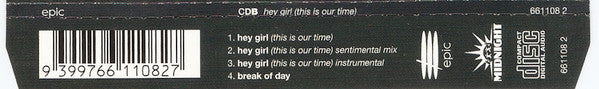 CDB : Hey Girl (This Is Our Time) (CD, Single)