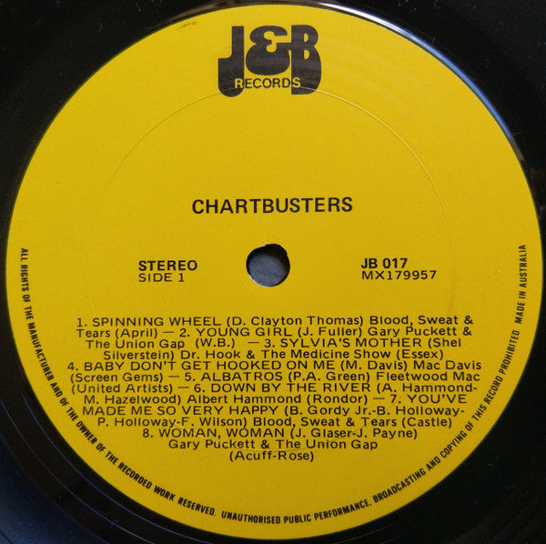 Various : Chartbusters (LP, Comp)