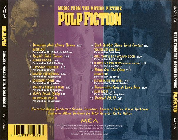 Various : Pulp Fiction: Music From The Motion Picture (CD, Comp)