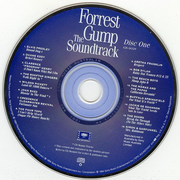 Various : Forrest Gump - The Soundtrack (2xCD, Comp)
