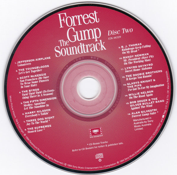 Various : Forrest Gump - The Soundtrack (2xCD, Comp)