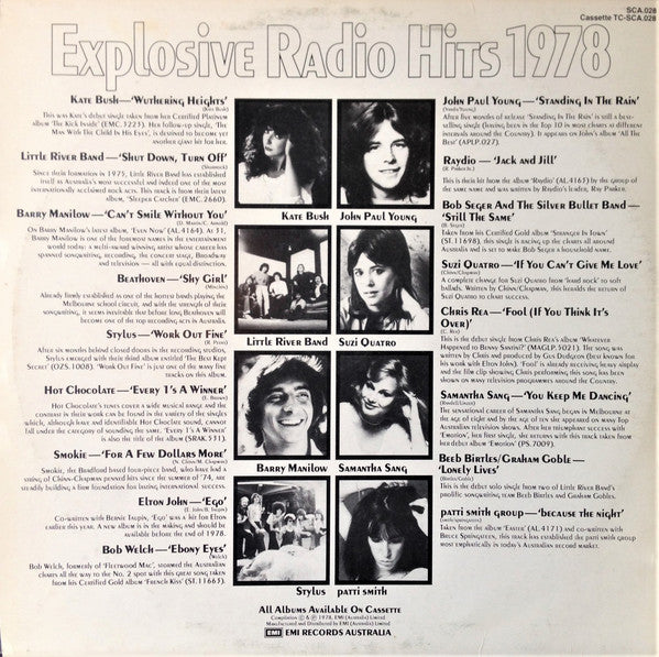 Various : Explosive Radio Hits 1978 (LP, Comp)