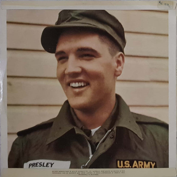 Elvis Presley With The Jordanaires : Elvis Is Back! (LP, Album, Mono)