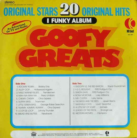Various : Goofy Greats (LP, Comp)
