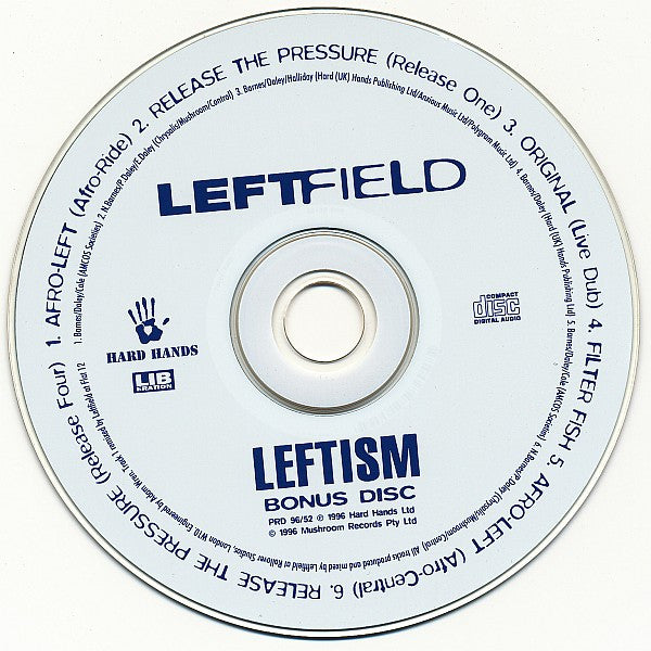 Leftfield : Leftism (CD, Album + CD, Comp, Ltd)