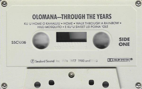 Olomana : Through The Years (Cass, Album, Comp)