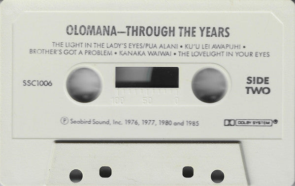 Olomana : Through The Years (Cass, Album, Comp)