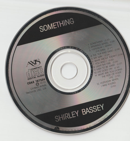 Shirley Bassey : Something (CD, Album, RE)