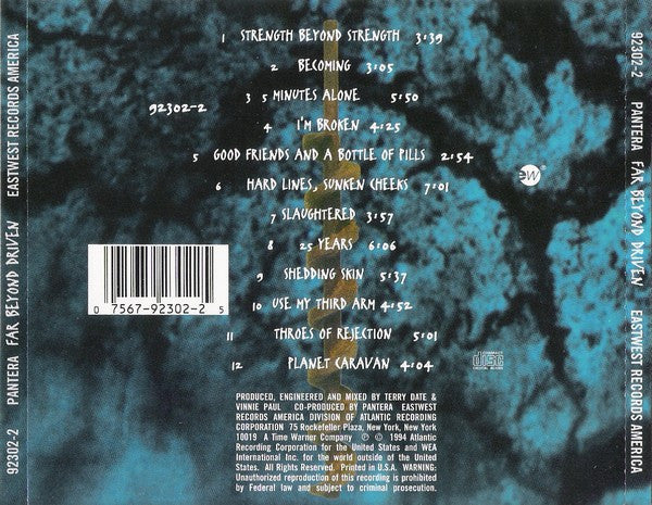 Pantera : Far Beyond Driven (CD, Album)