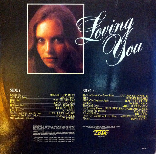 Various : Loving You (LP, Comp)