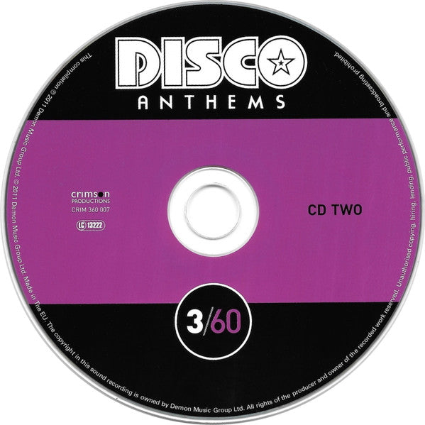 Various : Disco Anthems (3xCD, Comp)