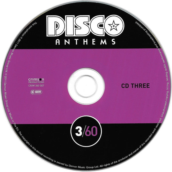 Various : Disco Anthems (3xCD, Comp)